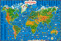 детская карта мира 